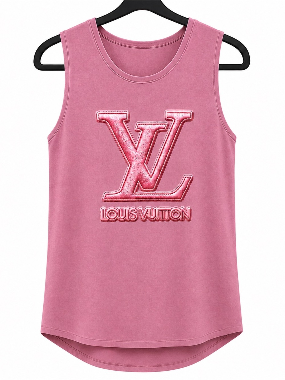 Rose Pink Logo Tank Top